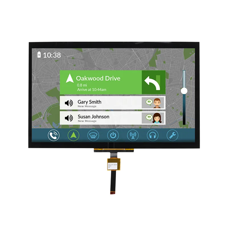 Módulo de pantalla táctil PCAP industrial de 10,1 pulgadas