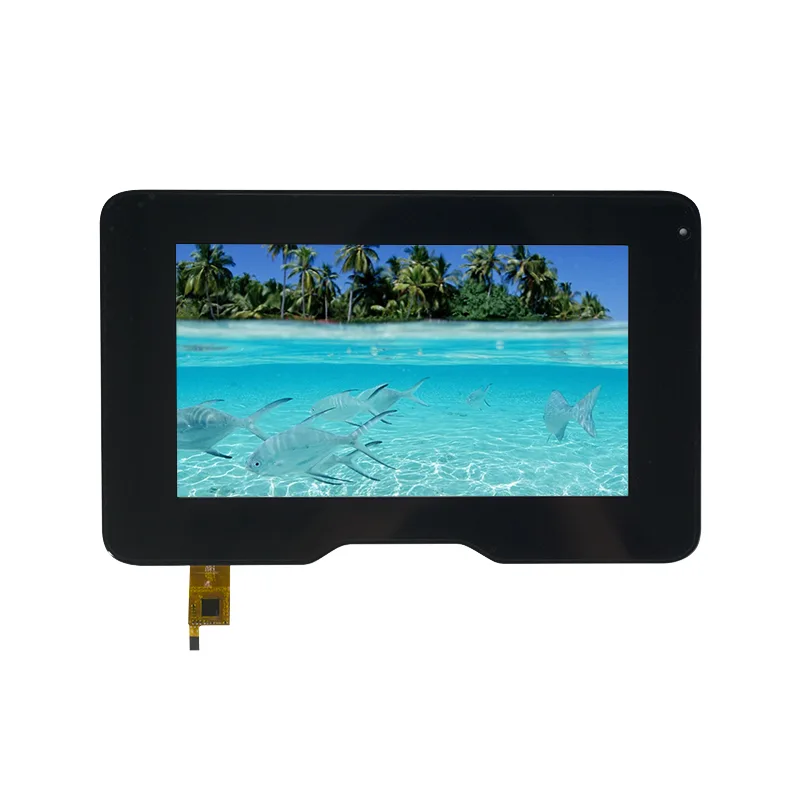 8 'Módulo de pantalla táctil capacitiva TFT de alto brillo de alto brillo